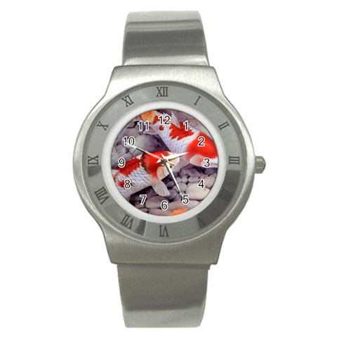 Koi Stainless Steel Watch from ArtsNow.com Front