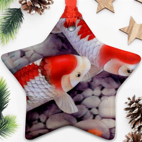 Koi Star Ornament (Two Sides) from ArtsNow.com Front