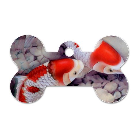 Koi Dog Tag Bone (One Side) from ArtsNow.com Front