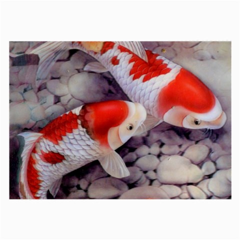 Koi Large Glasses Cloth (2 Sides) from ArtsNow.com Front
