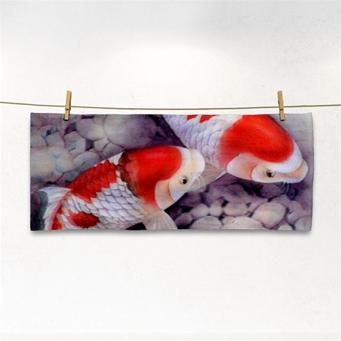 Koi Hand Towel from ArtsNow.com Front