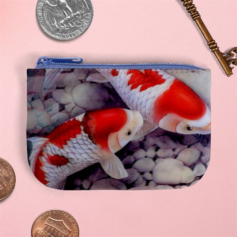 Koi Mini Coin Purse from ArtsNow.com Front