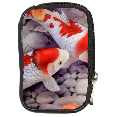 Koi Compact Camera Leather Case from ArtsNow.com Front