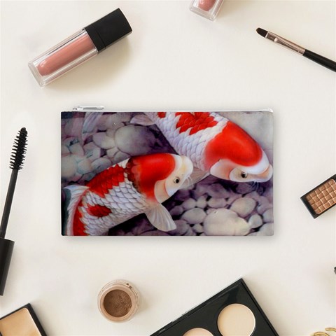 Koi Cosmetic Bag (Small) from ArtsNow.com Front