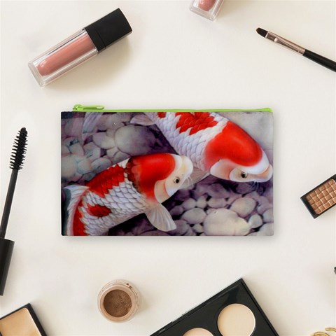 Koi Cosmetic Bag (Small) from ArtsNow.com Front
