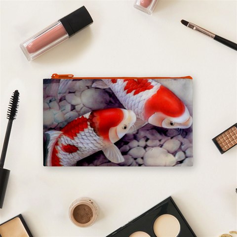 Koi Cosmetic Bag (Small) from ArtsNow.com Front