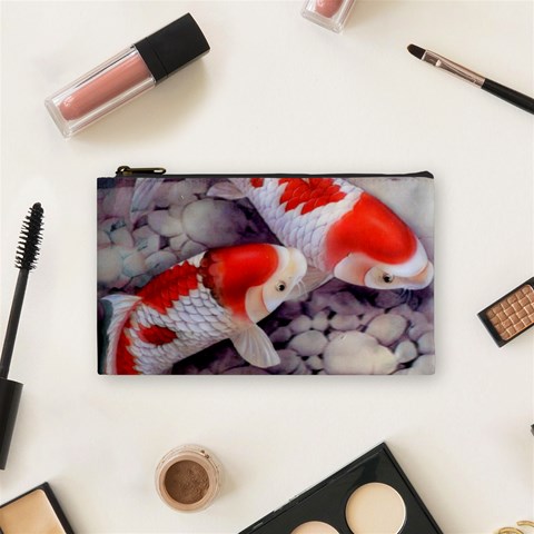 Koi Cosmetic Bag (Small) from ArtsNow.com Front
