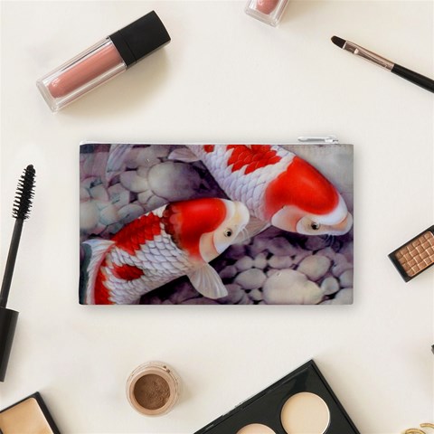 Koi Cosmetic Bag (Small) from ArtsNow.com Back