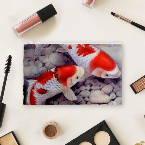 Koi Cosmetic Bag (Medium) from ArtsNow.com Front