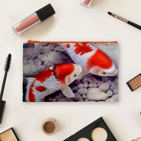 Koi Cosmetic Bag (Medium) from ArtsNow.com Front