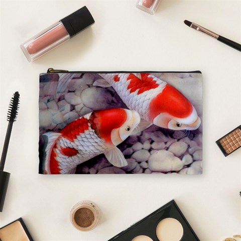 Koi Cosmetic Bag (Medium) from ArtsNow.com Front