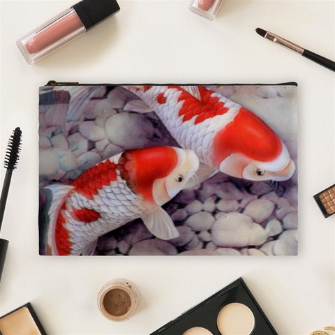 Koi Cosmetic Bag (Large) from ArtsNow.com Front