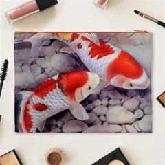 Koi Cosmetic Bag (XL) from ArtsNow.com Back