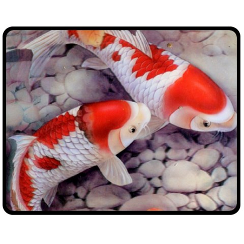 Koi Fleece Blanket (Medium) from ArtsNow.com 60 x50  Blanket Front