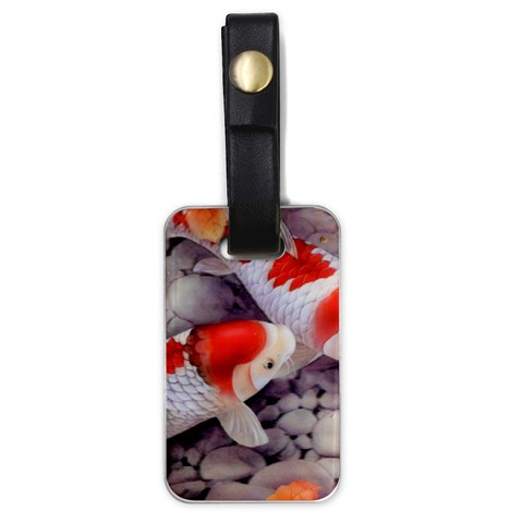 Koi Luggage Tag (one side) from ArtsNow.com Front