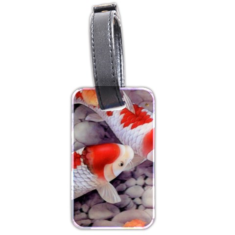 Koi Luggage Tag (two sides) from ArtsNow.com Front