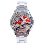 Koi Stainless Steel Analogue Watch