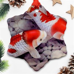 Koi Snowflake Ornament (Two Sides) from ArtsNow.com Back