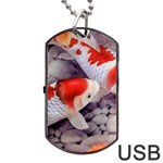 Koi Dog Tag USB Flash (Two Sides)