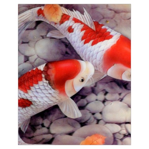Koi Drawstring Pouch (XL) from ArtsNow.com Front