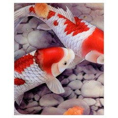 Koi Drawstring Pouch (XL) from ArtsNow.com Back