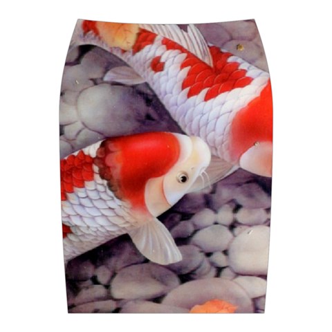 Koi Midi Wrap Pencil Skirt from ArtsNow.com Back