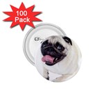 Pug Dog 1.75  Button (100 pack) 