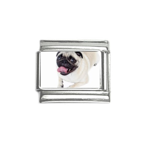 Pug Dog Italian Charm (9mm) from ArtsNow.com Front