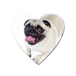 Pug Dog Magnet (Heart)