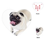 Pug Dog Playing Cards (Heart)