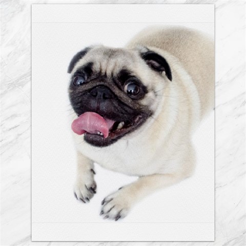 Pug Dog Canvas 12  x 16  from ArtsNow.com 11.86 x15.41  Canvas - 1
