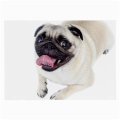 Pug Dog Large Glasses Cloth (2 Sides) from ArtsNow.com Back