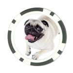 Pug Dog Poker Chip Card Guard (10 pack)
