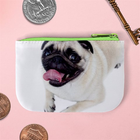 Pug Dog Mini Coin Purse from ArtsNow.com Back