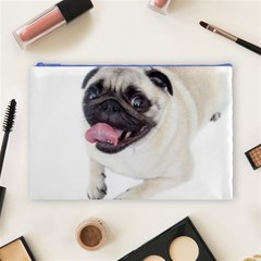 Pug Dog Cosmetic Bag (Large) from ArtsNow.com Front