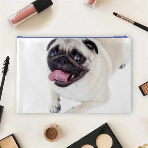 Pug Dog Cosmetic Bag (Large) from ArtsNow.com Back