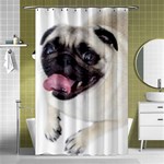 Pug Dog Shower Curtain 48  x 72  (Small)