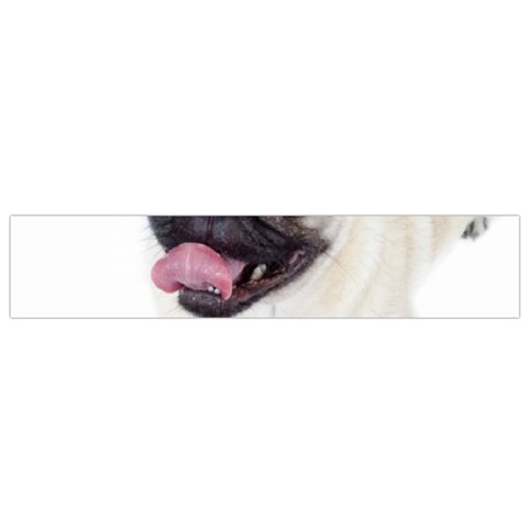Pug Dog Flano Scarf (Small) from ArtsNow.com Front