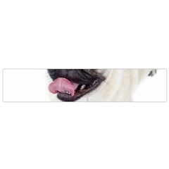 Pug Dog Flano Scarf (Small) from ArtsNow.com Back