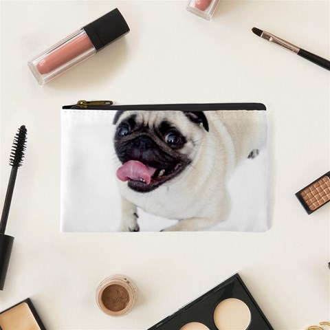 Pug Dog Cosmetic Bag (XS) from ArtsNow.com Front