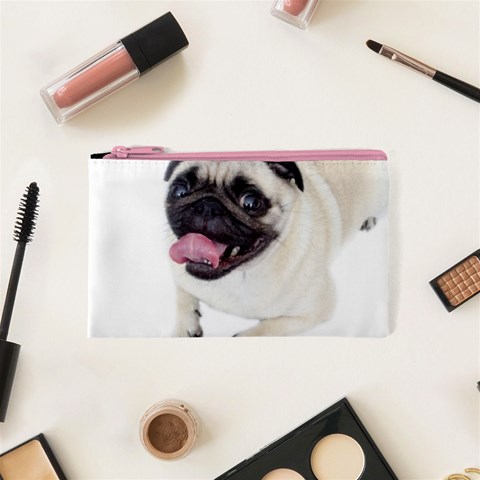 Pug Dog Cosmetic Bag (XS) from ArtsNow.com Front