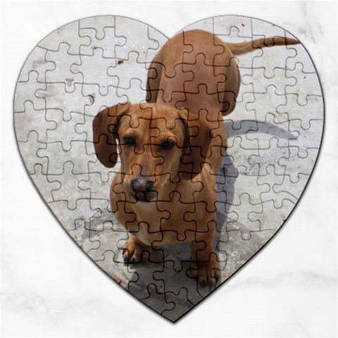 Weiner Dog Jigsaw Puzzle (Heart) from ArtsNow.com Front