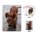 Weiner Dog Playing Cards Single Design