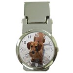 Weiner Dog Money Clip Watch