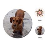 Weiner Dog Playing Cards (Round)