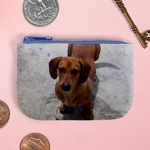 Weiner Dog Mini Coin Purse from ArtsNow.com Front