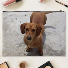 Weiner Dog Cosmetic Bag (XXXL) from ArtsNow.com Back