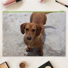Weiner Dog Cosmetic Bag (XXXL) from ArtsNow.com Back