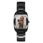 Weiner Dog Stainless Steel Barrel Watch