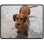 Weiner Dog Double Sided Fleece Blanket (Medium)